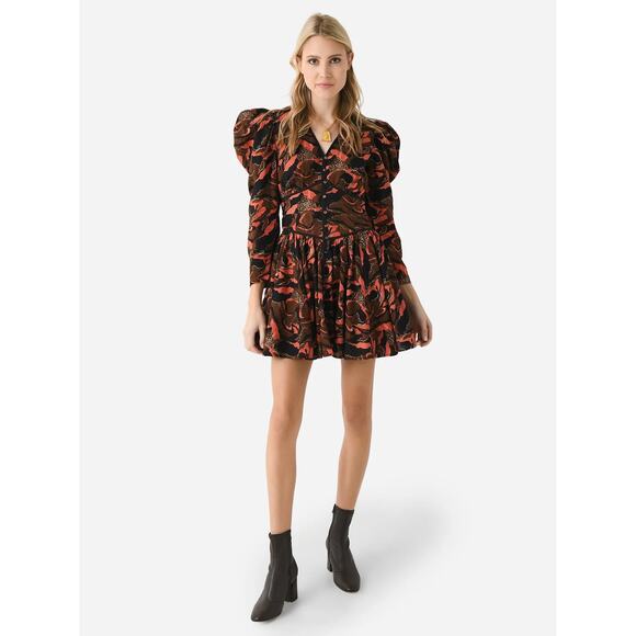 Cleobella Reagen Mini Dress in Canyon size L NWT - Picture 1 of 10